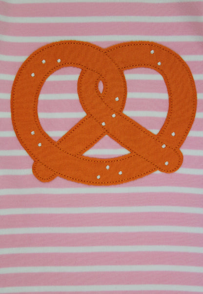 Bio-Baumwoll Kinder Shirt mit Brezel-Applikation