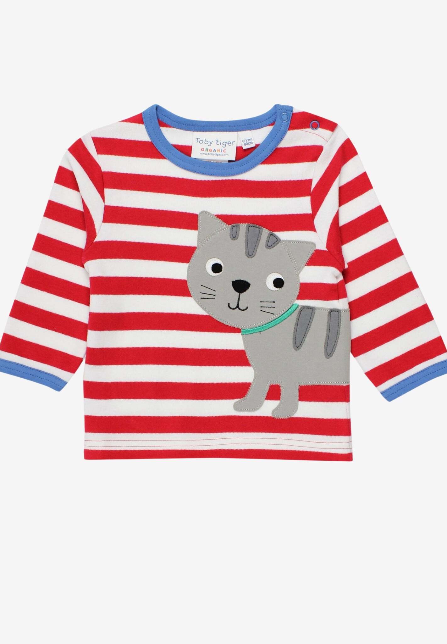 Langarmshirt mit Katzen - Applikation - Toby Tiger GmbH