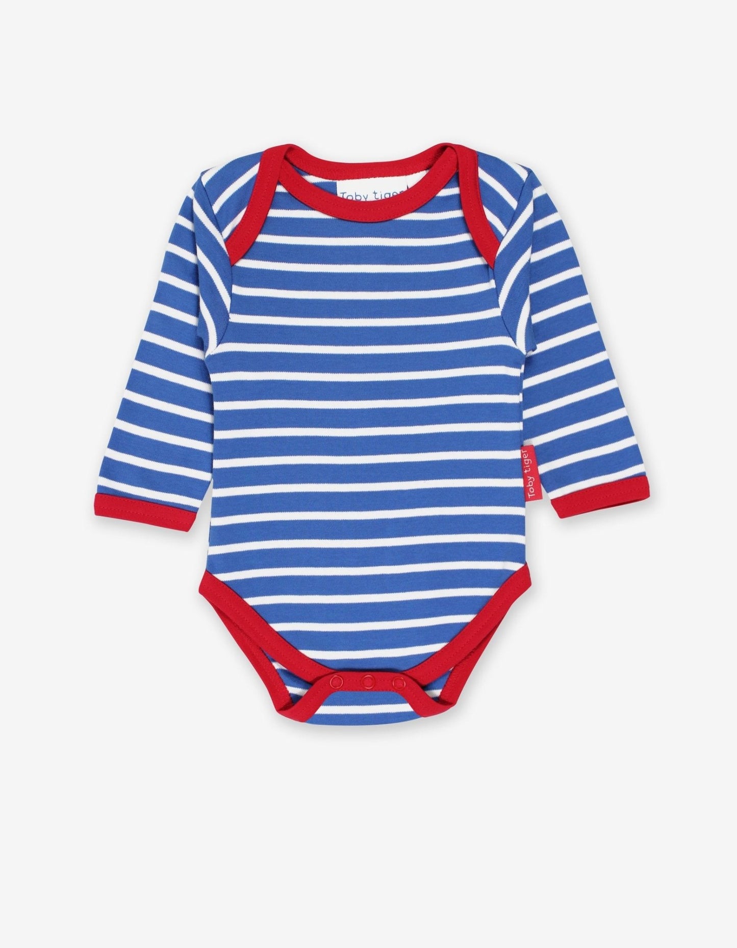 Baby Body mit Schlupfauschnitt aus Bio Baumwolle, gestreift - Toby Tiger GmbH Retail