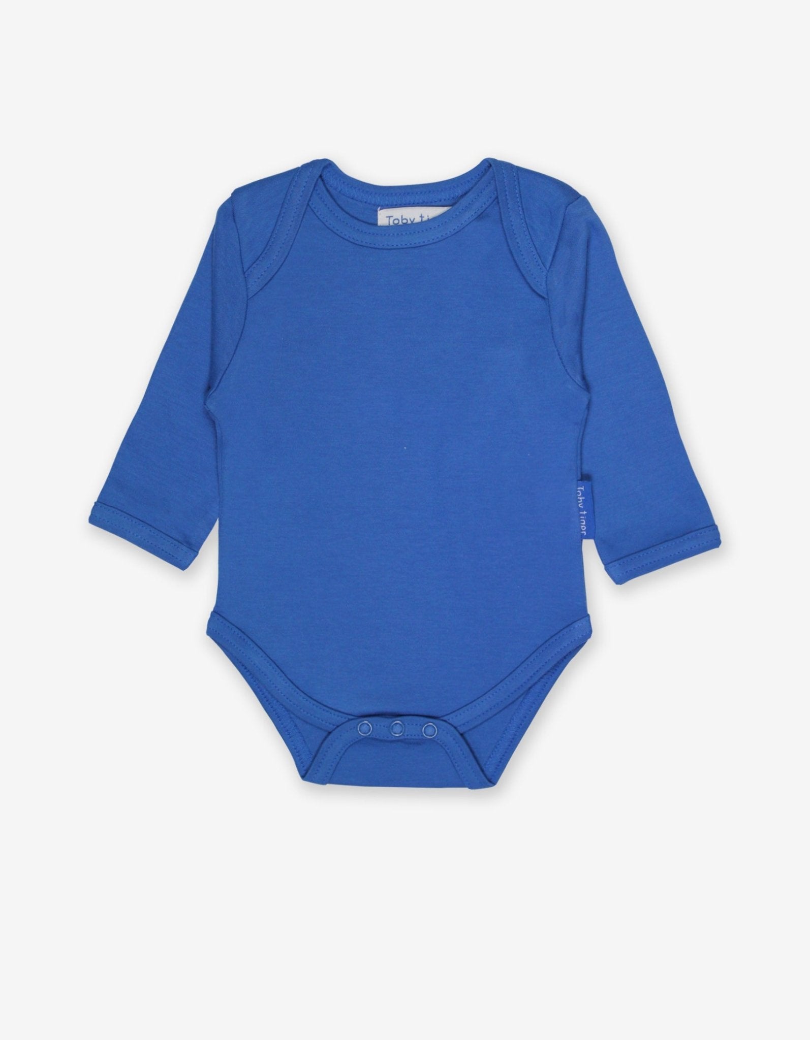 Baby Body mit Schlupfausschnitt in Blau aus Bio Baumwolle - Toby Tiger GmbH Retail