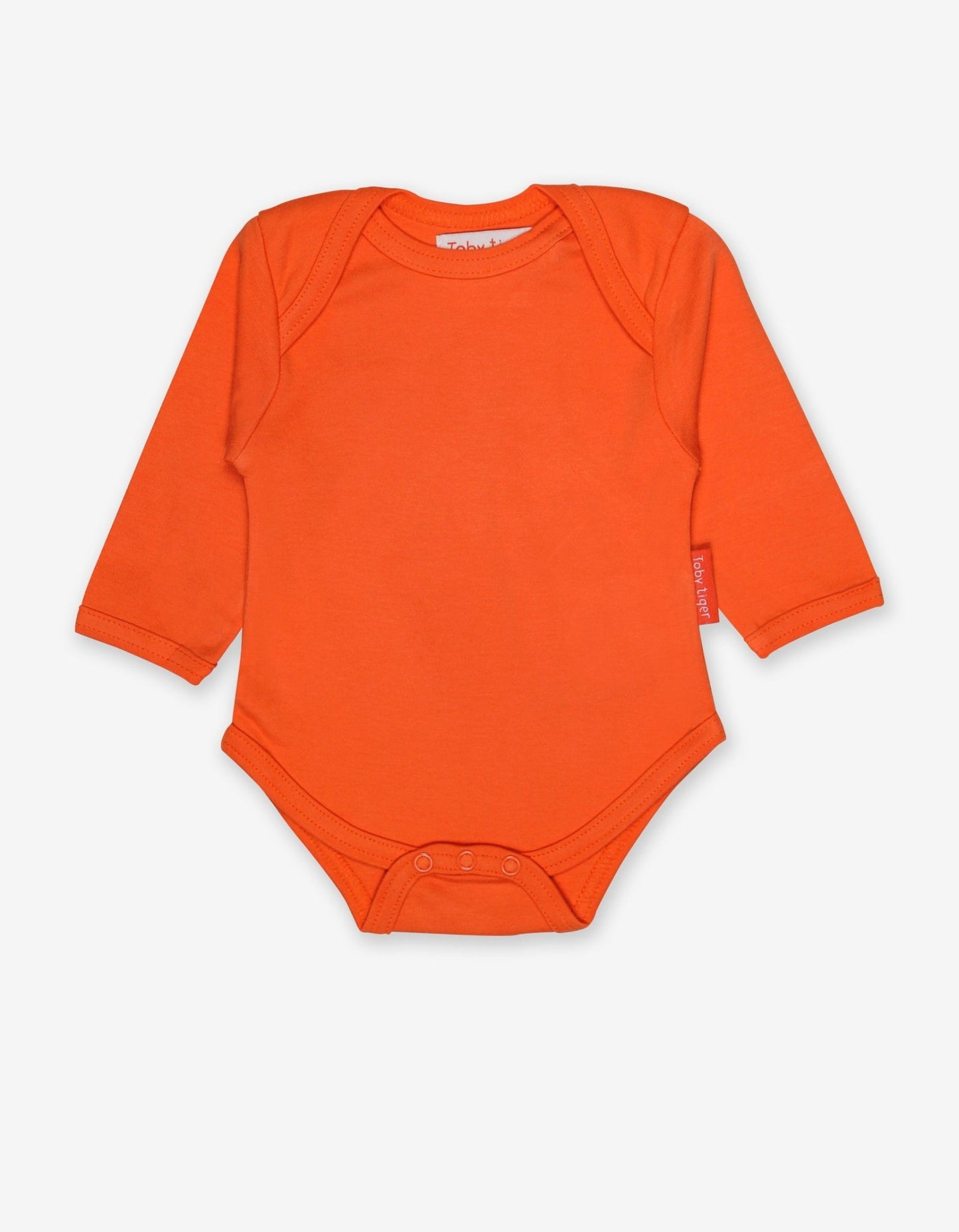 Baby Body mit Schlupfausschnitt in Orange aus Bio Baumwolle - Toby Tiger GmbH Retail