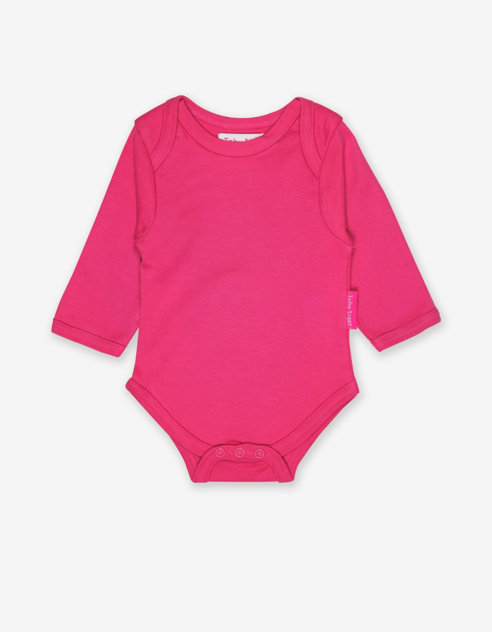 Baby Body mit Schlupfausschnitt in Pink aus Bio Baumwolle - Toby Tiger GmbH Retail