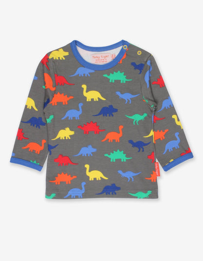 Langarmshirt aus Bio Baumwolle mit Dino Print - Toby Tiger GmbH Retail