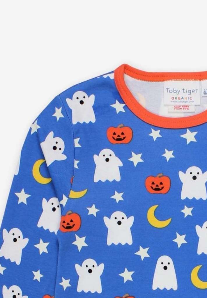 Langarmshirt mit Halloween Motiv aus Bio Baumwolle - Toby Tiger GmbH