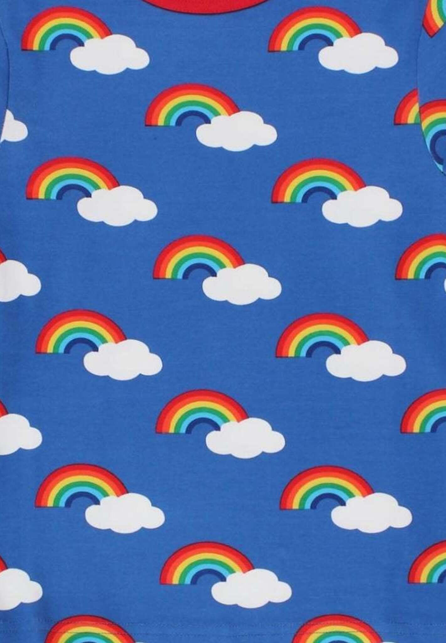 Langarmshirt aus Bio Baumwolle mit Regenbogen Print - Toby Tiger GmbH