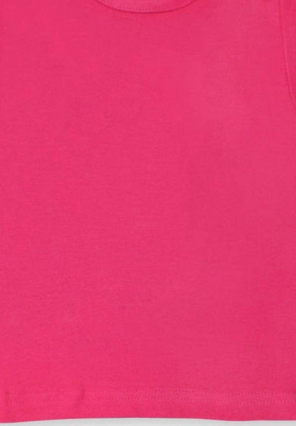 Langarmshirt aus Bio Baumwolle, pink unifarben - Toby Tiger GmbH