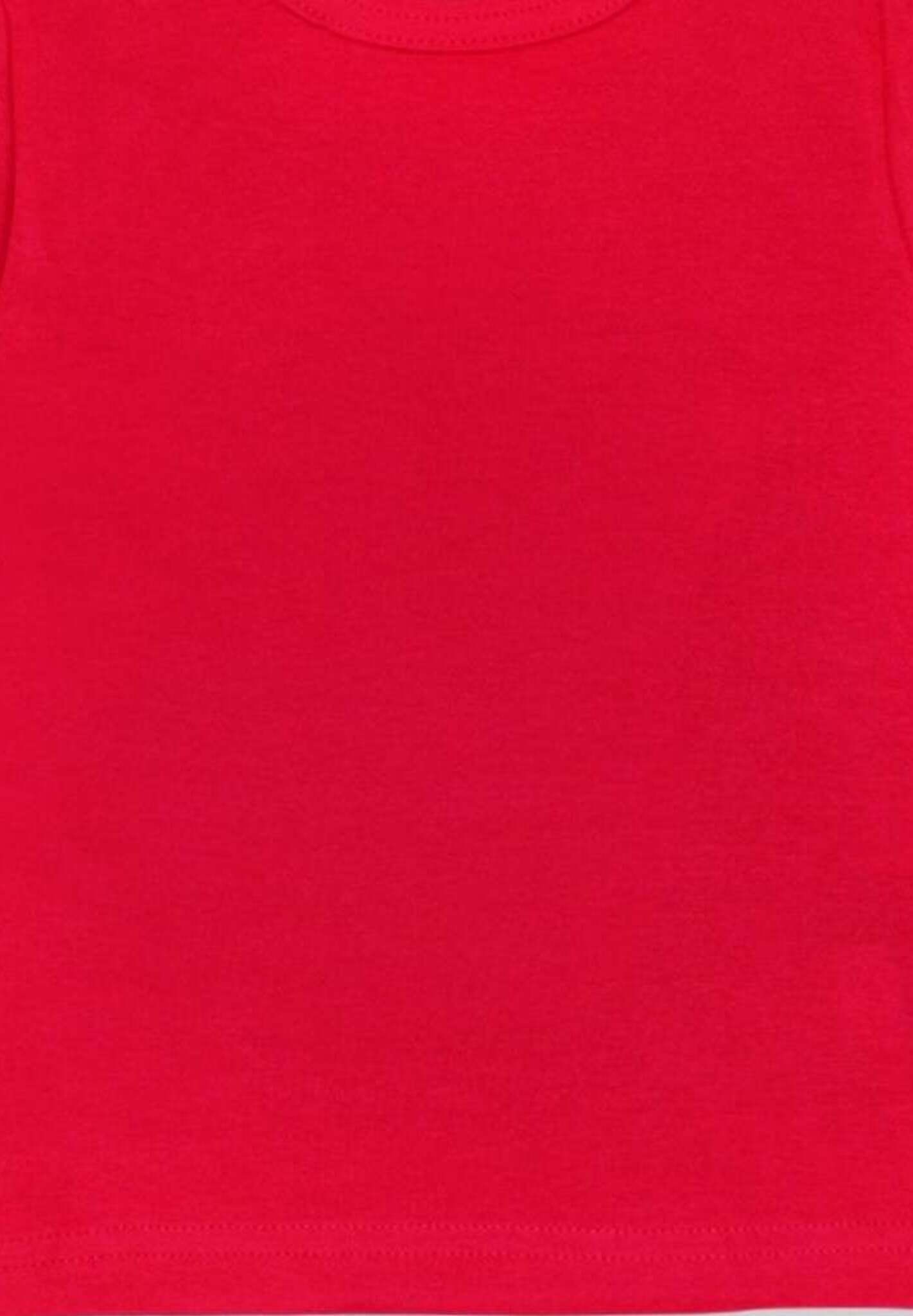 Langarmshirt aus Bio Baumwolle, rot unifarben - Toby Tiger GmbH