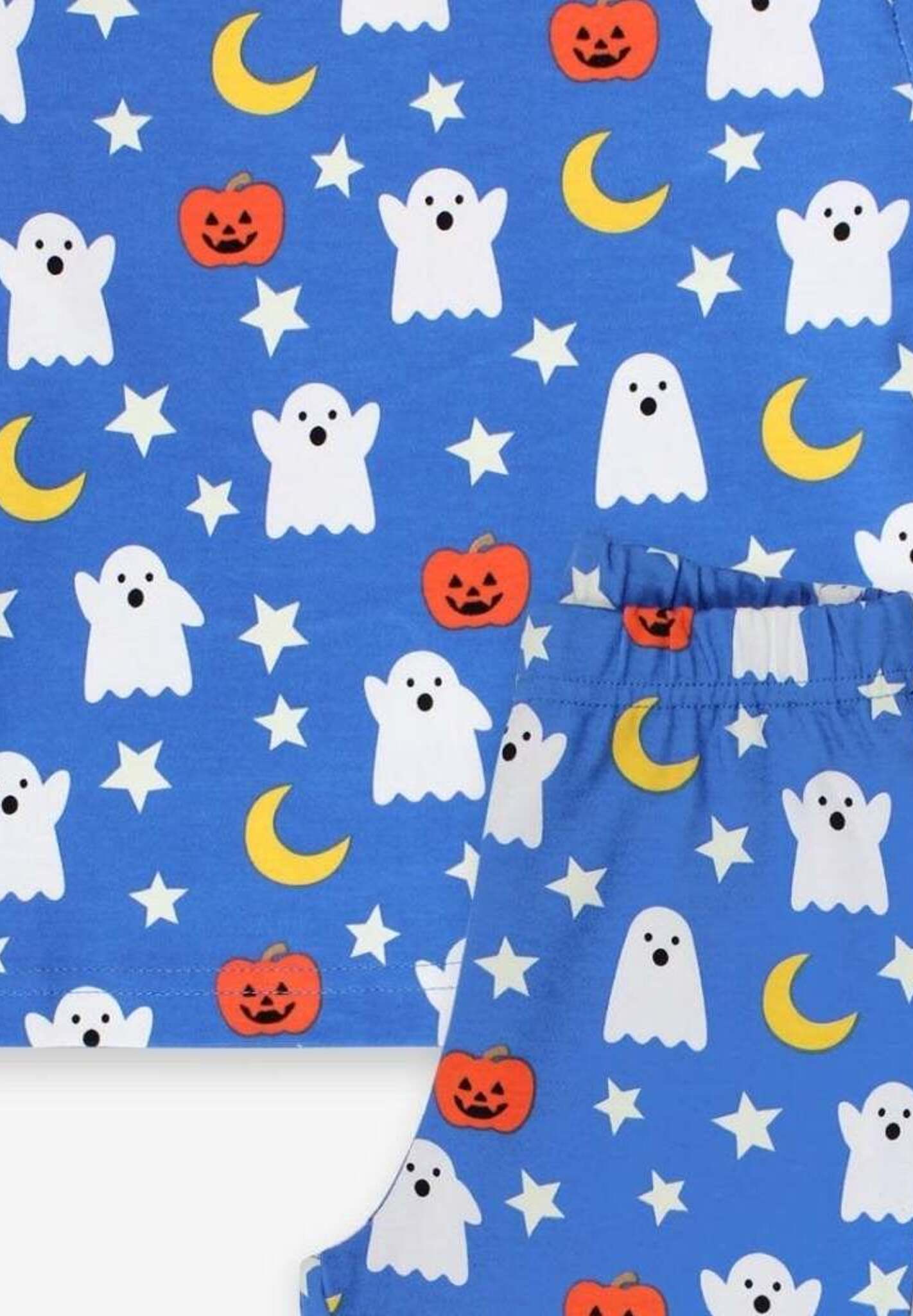 Schlafanzug, langer Arm, zweiteilig mit Halloween Motiv aus Bio Baumwolle - Toby Tiger GmbH