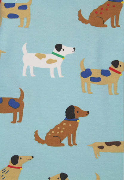 Bio-Baumwoll Kinder Schlafanzug mit Hunde-Druck