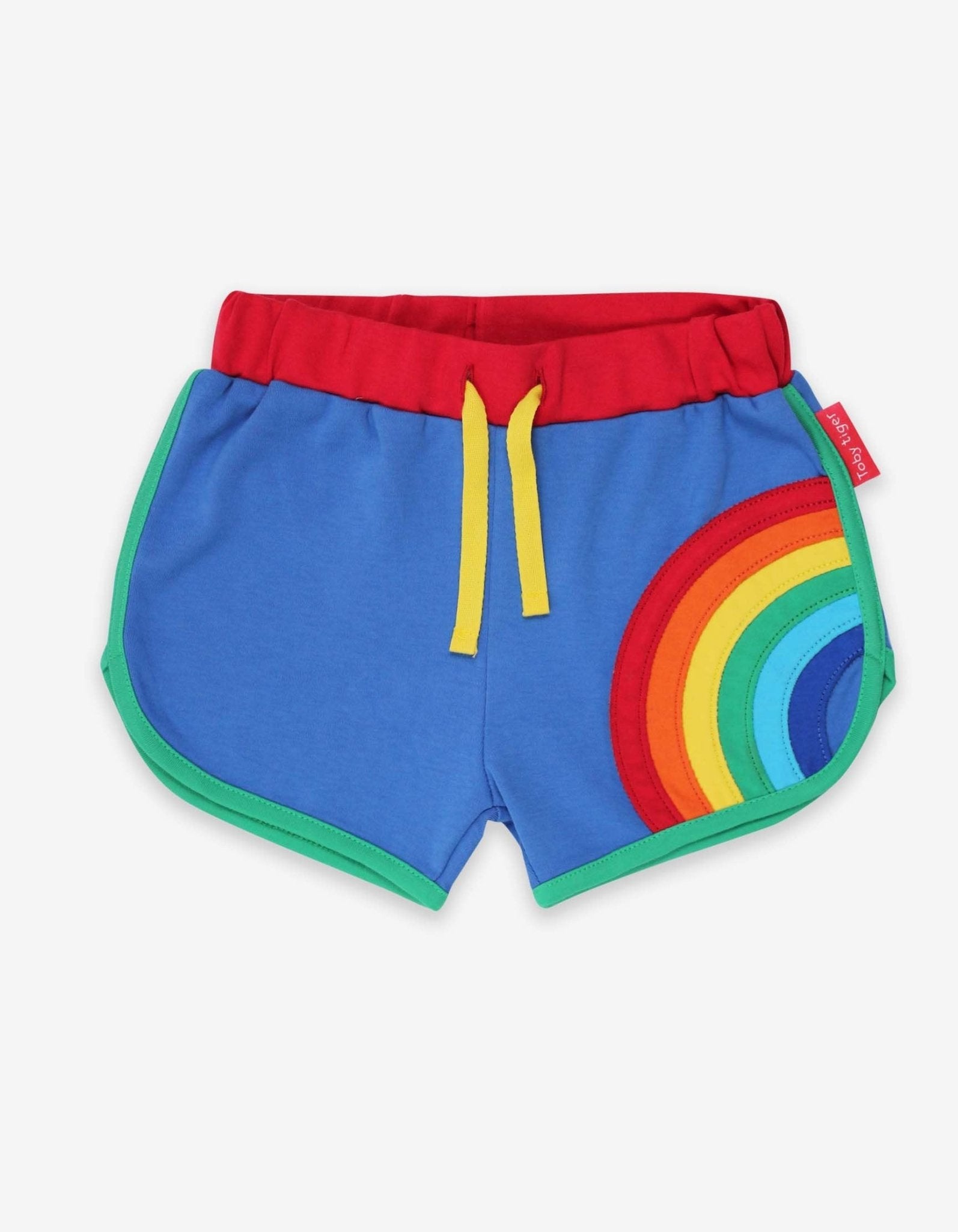 Jogging Shorts aus Bio Baumwolle mit Regenbogen Applikation - Toby Tiger GmbH Retail