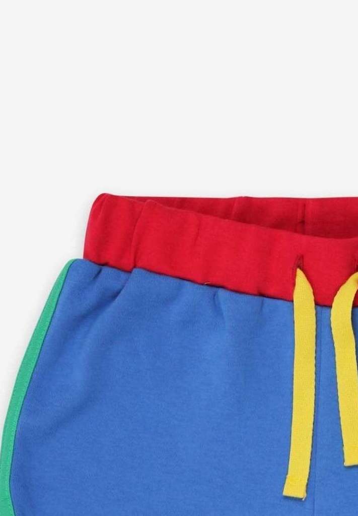 Jogging Shorts aus Bio Baumwolle mit Regenbogen Applikation - Toby Tiger GmbH