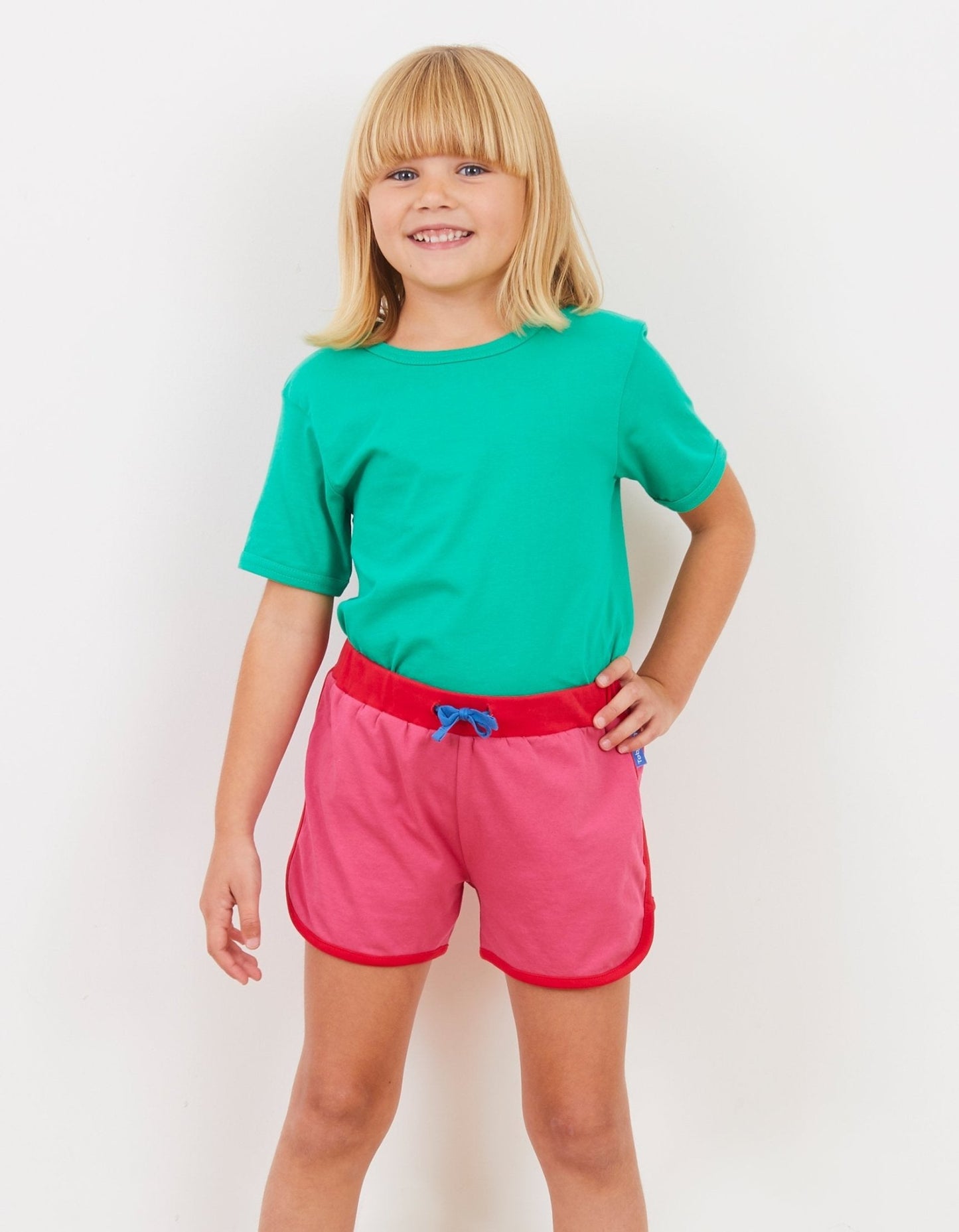 Jogging Shorts aus Bio Baumwolle in Pink - Toby Tiger GmbH Retail