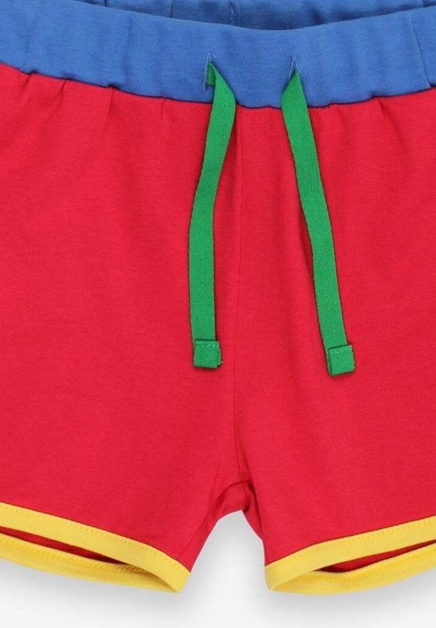 Jogging Shorts aus Bio Baumwolle in Rot - Toby Tiger GmbH