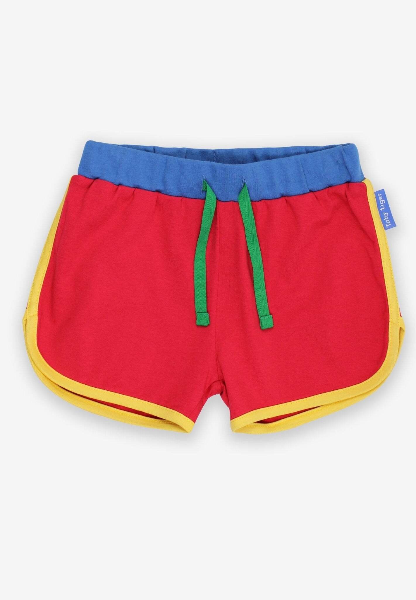 Jogging Shorts aus Bio Baumwolle in Rot - Toby Tiger GmbH