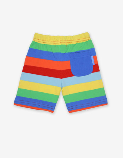 Shorts aus Bio Baumwolle, bunt gestreift - Toby Tiger GmbH Retail