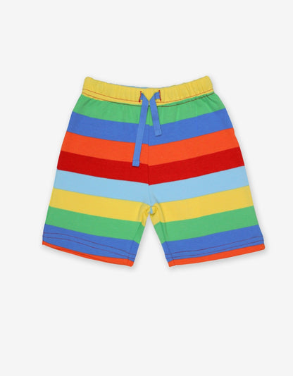 Shorts aus Bio Baumwolle, bunt gestreift - Toby Tiger GmbH Retail