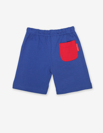 Shorts aus Bio Baumwolle in Blau - Toby Tiger GmbH Retail