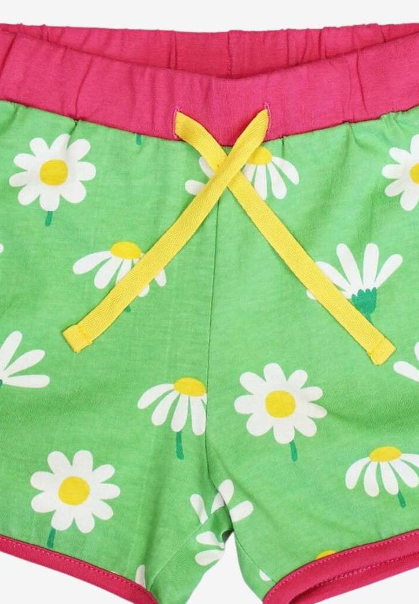 Bio - Laufshorts mit Gänseblümchen - Print - Toby Tiger GmbH