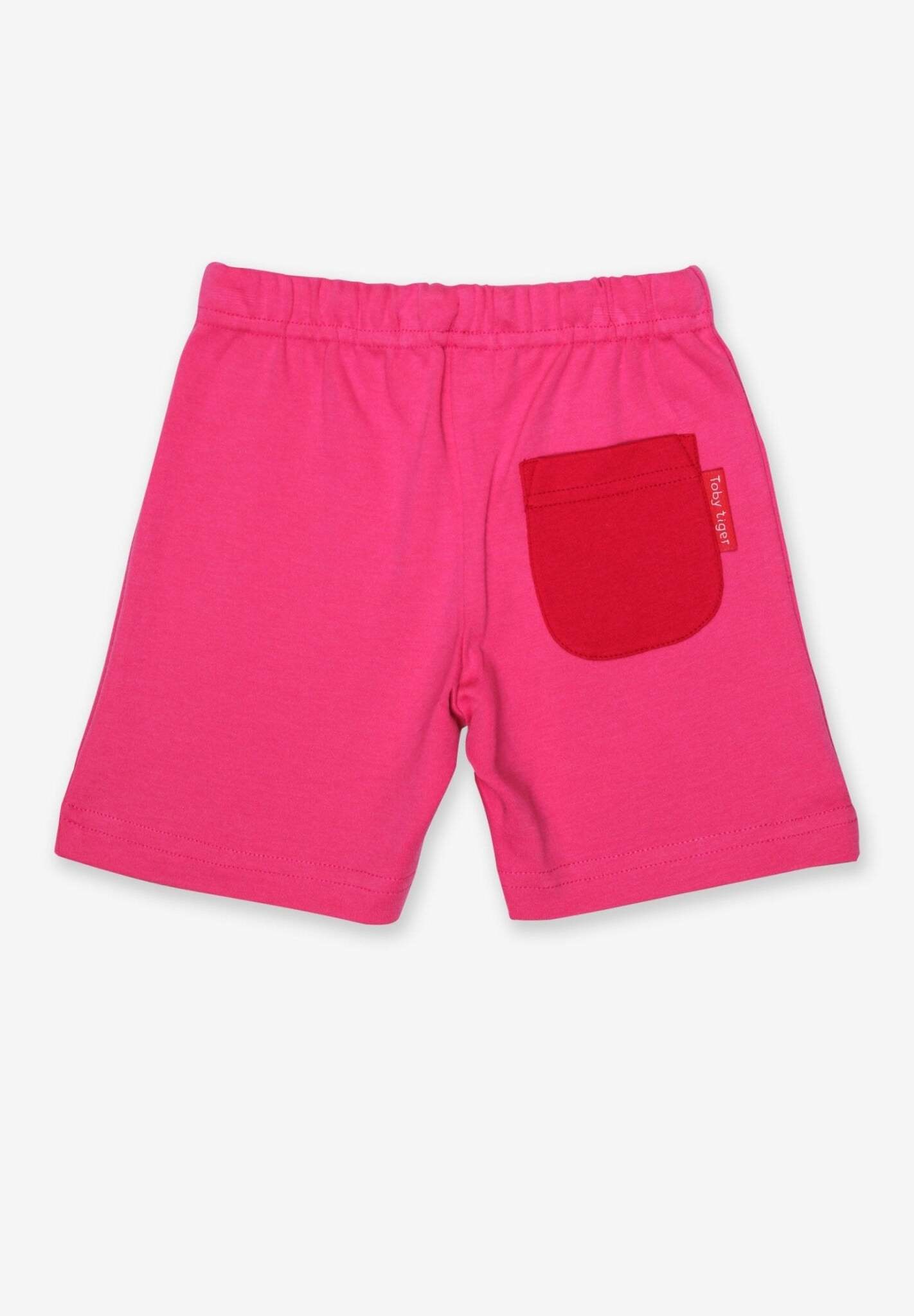 Shorts aus Bio Baumwolle in Pink - Toby Tiger GmbH