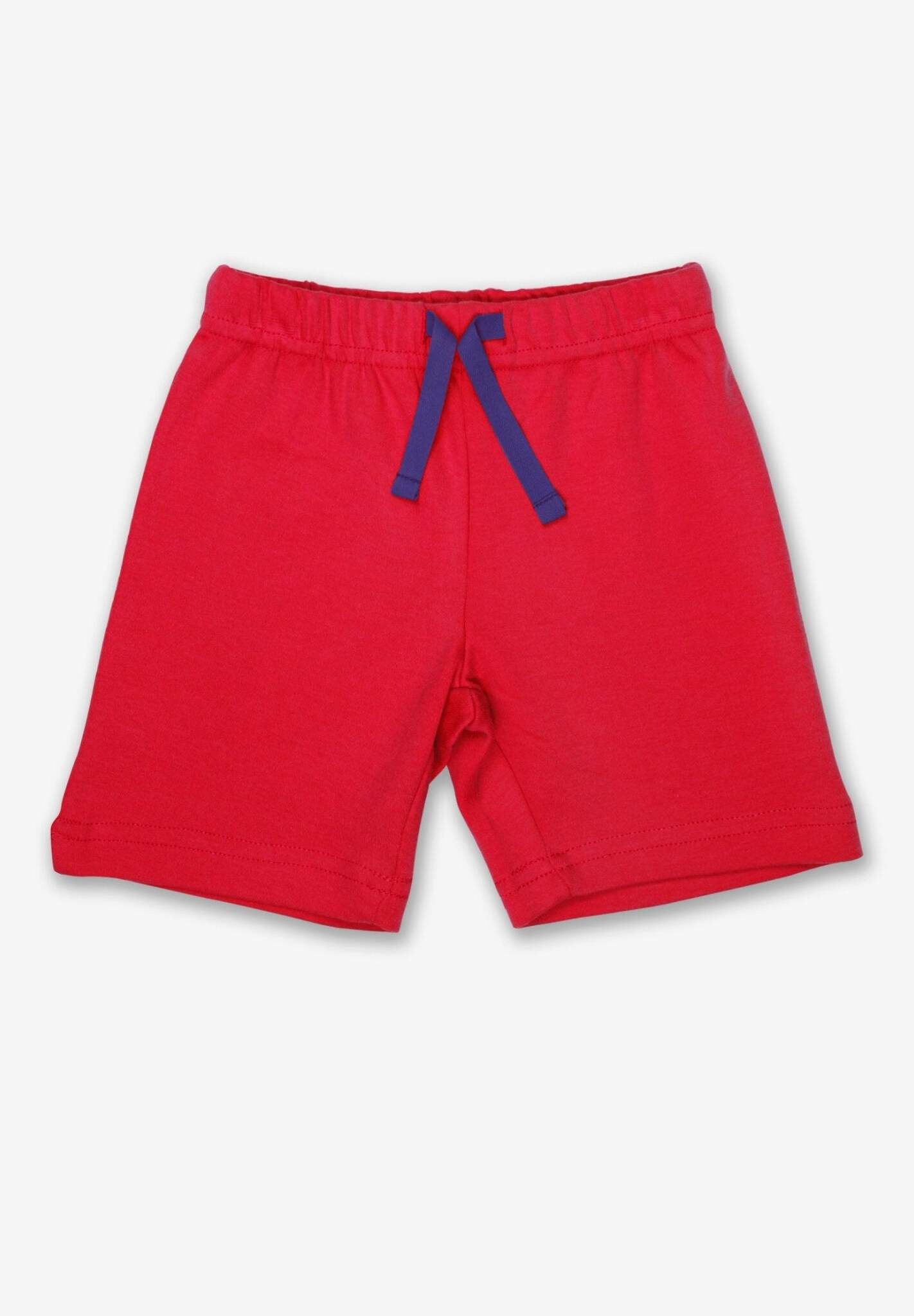 Shorts aus Bio Baumwolle in Rot - Toby Tiger GmbH