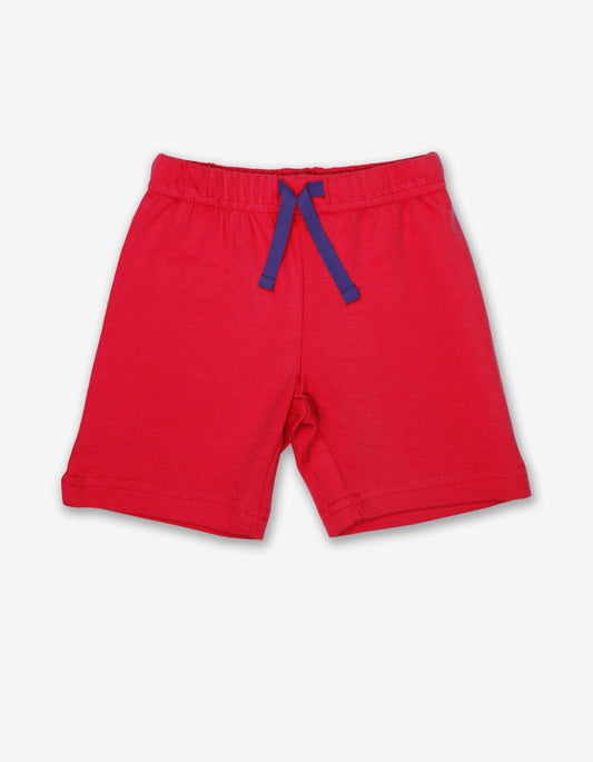 Shorts aus Bio Baumwolle in Rot - Toby Tiger GmbH Retail