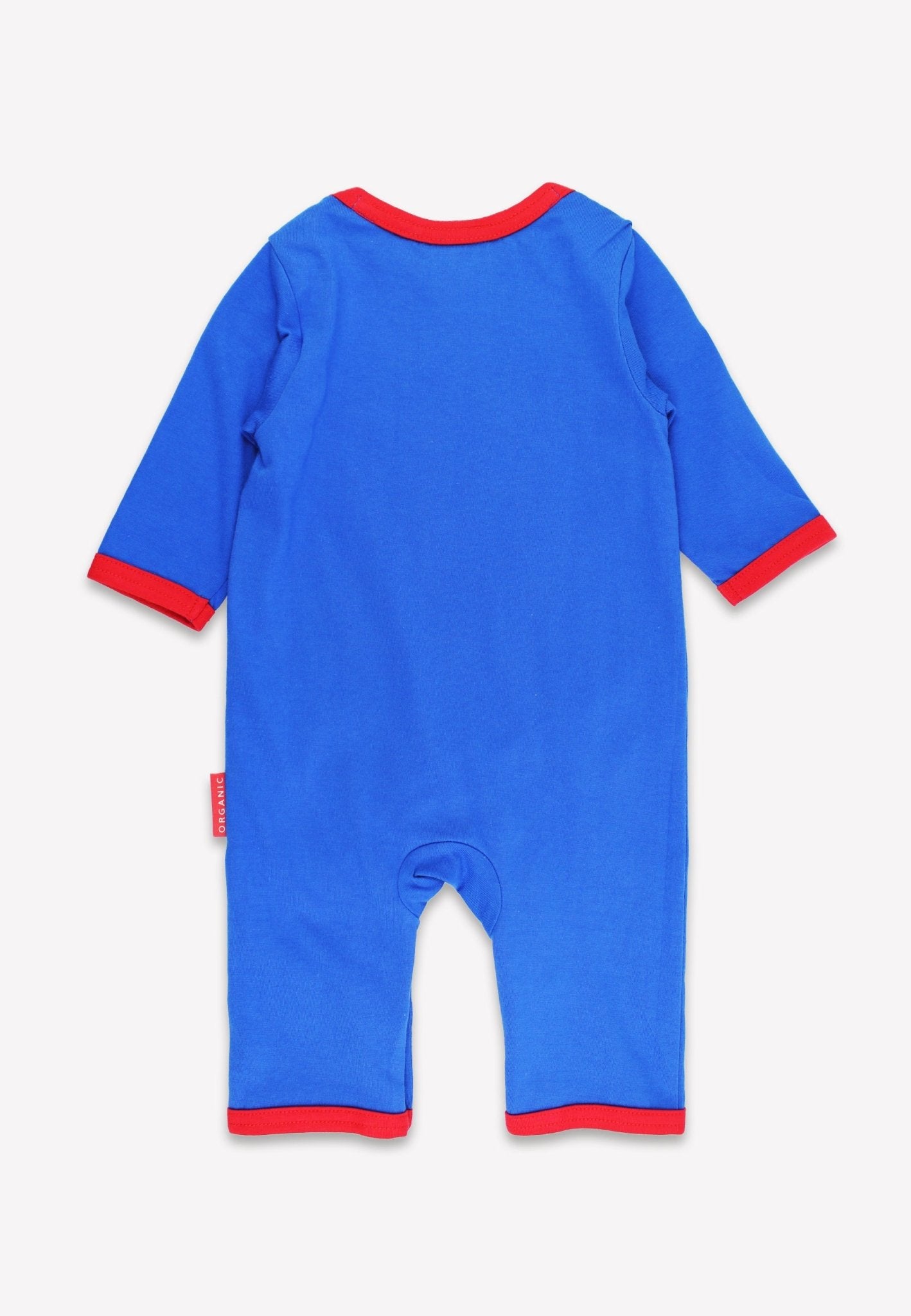 Bio - Baumwoll Baby Schlafanzug einteilig mit Möwentanz - Applikation - Toby Tiger GmbH