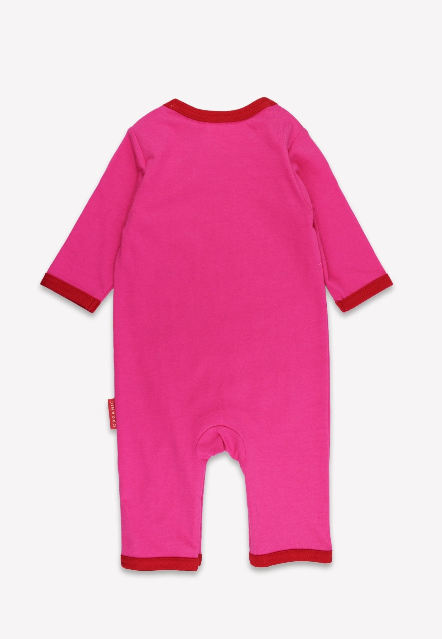 Bio - Baumwoll Baby Schlafanzug einteilig mit Hasenparty - Applikation - Toby Tiger GmbH