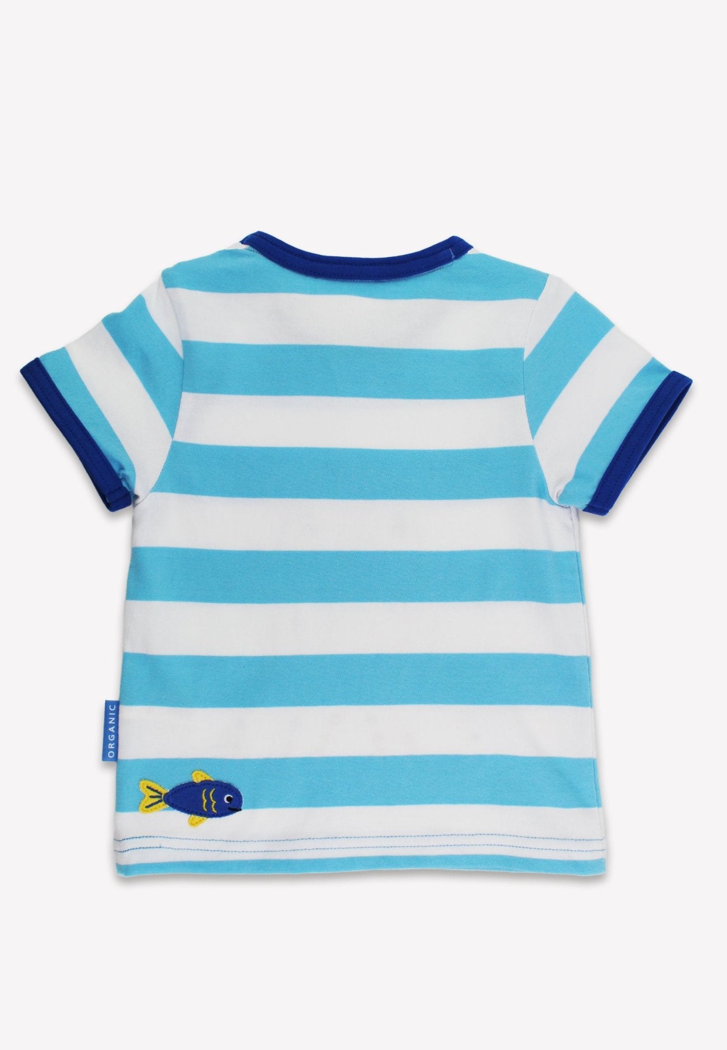 Bio - Baumwoll Kinder Shirt kurzarm mit Quallen - Applikation - Toby Tiger GmbH