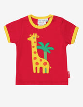 Laden Sie das Bild in den Galerie-Viewer, T-Shirt,-Applikation Giraffe
