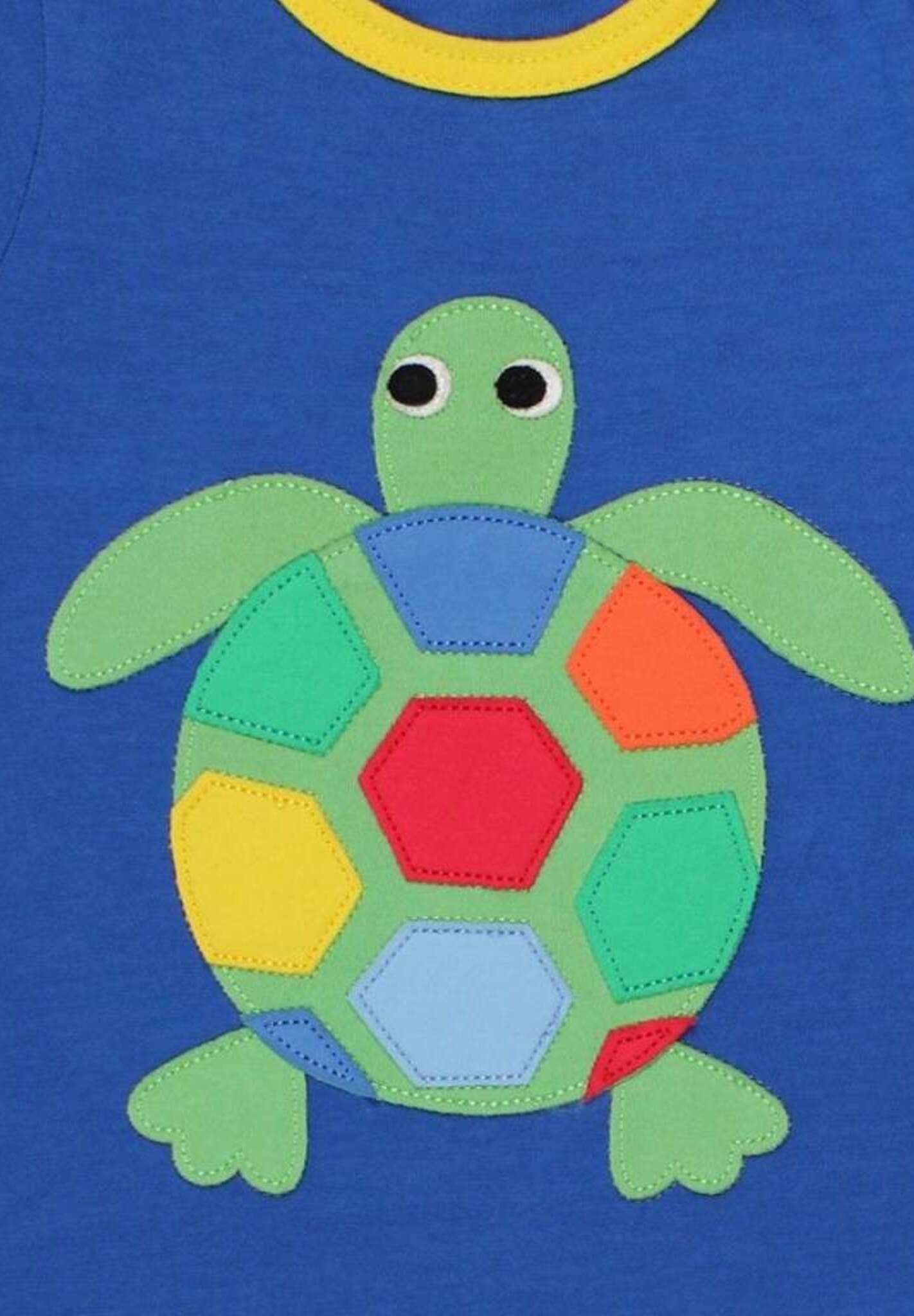 T-Shirt, Schildkröte - Applikation, Bio Baumwolle - Toby Tiger GmbH