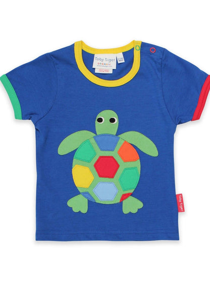 T-Shirt, Schildkröte - Applikation, Bio Baumwolle - Toby Tiger GmbH