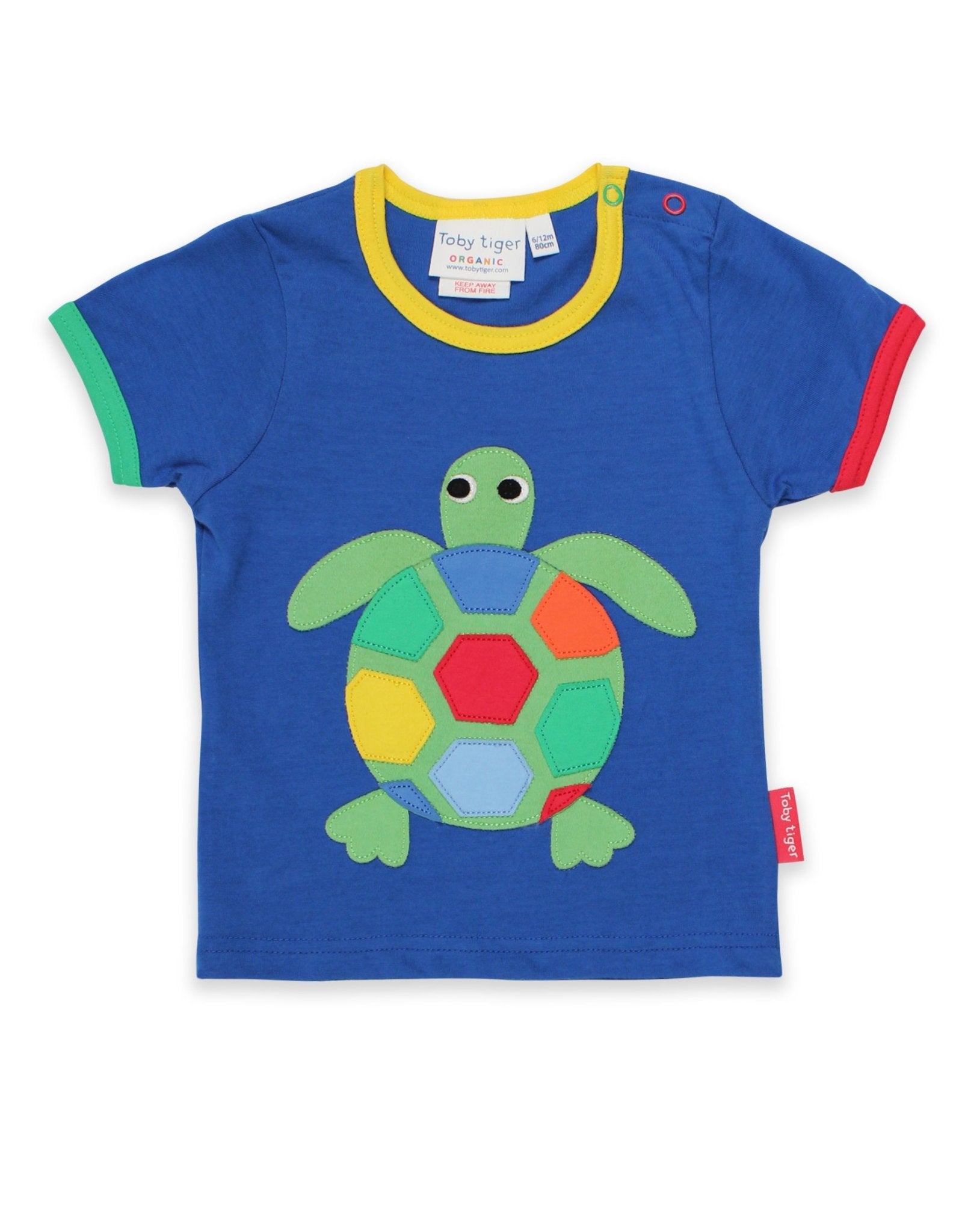 T-Shirt, Schildkröte - Applikation, Bio Baumwolle - Toby Tiger GmbH Retail