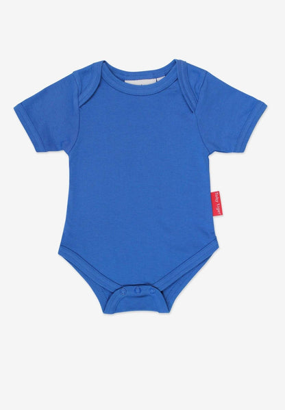 Baby Body aus Bio Baumwolle in Blau, unifarben - Toby Tiger GmbH