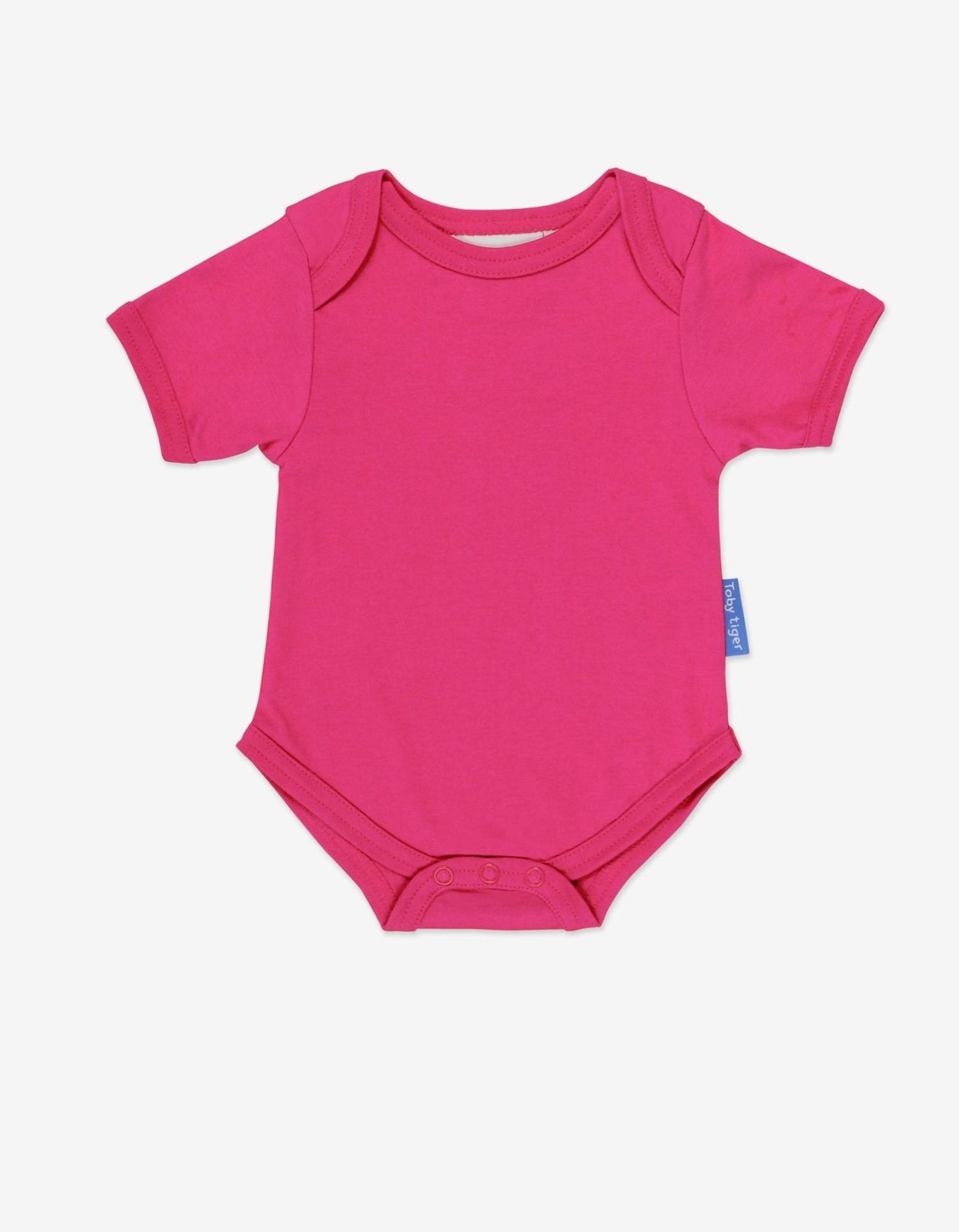 Baby Body aus Bio Baumwolle in Pink, unifarben - Toby Tiger GmbH Retail