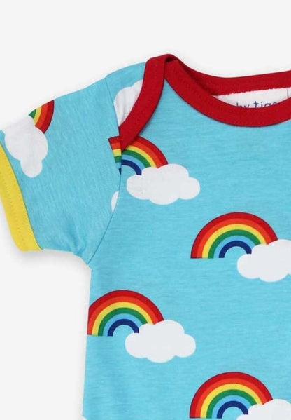 Baby Body aus Bio Baumwolle mit Regenbogen Print - Toby Tiger GmbH