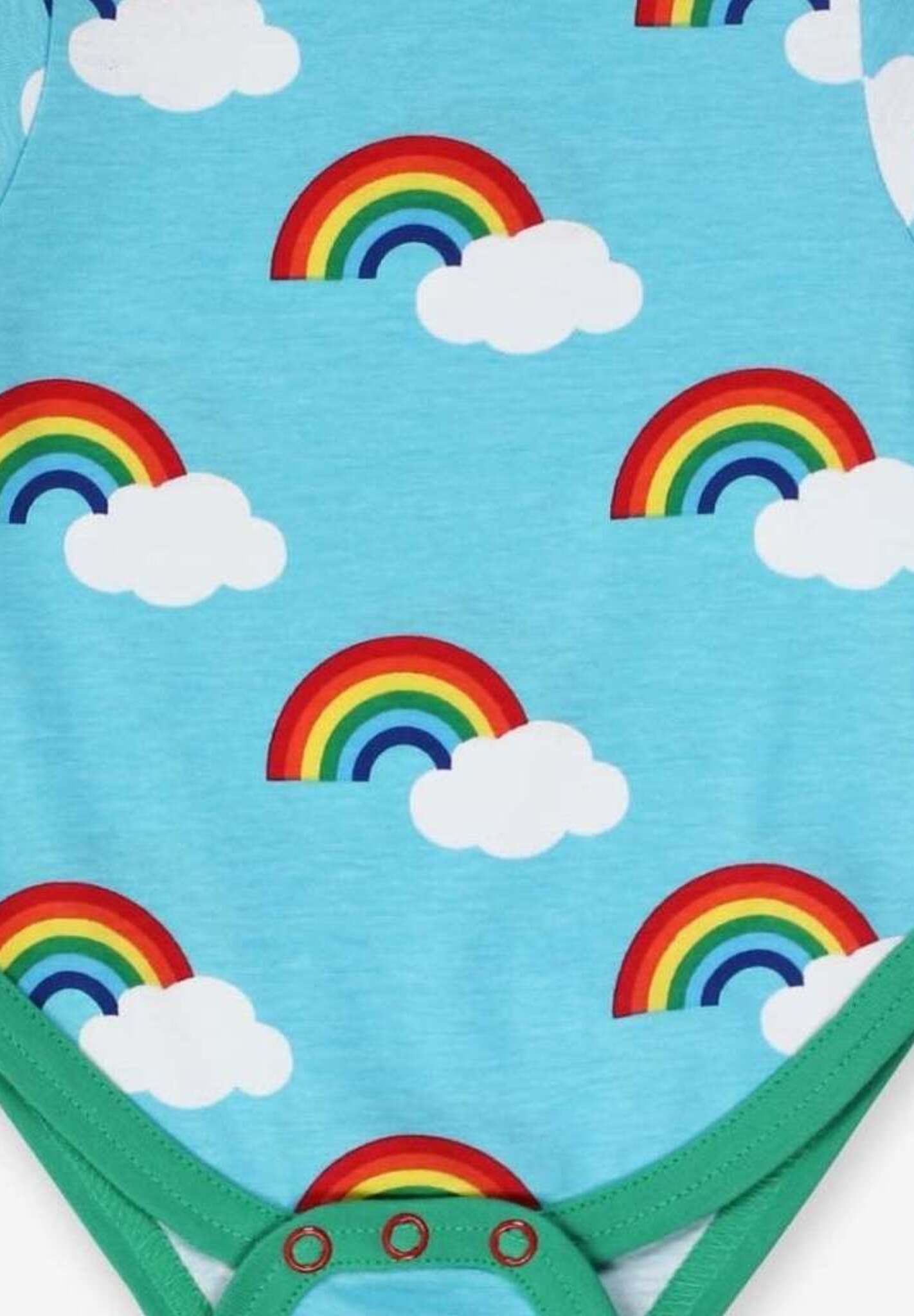 Baby Body aus Bio Baumwolle mit Regenbogen Print - Toby Tiger GmbH