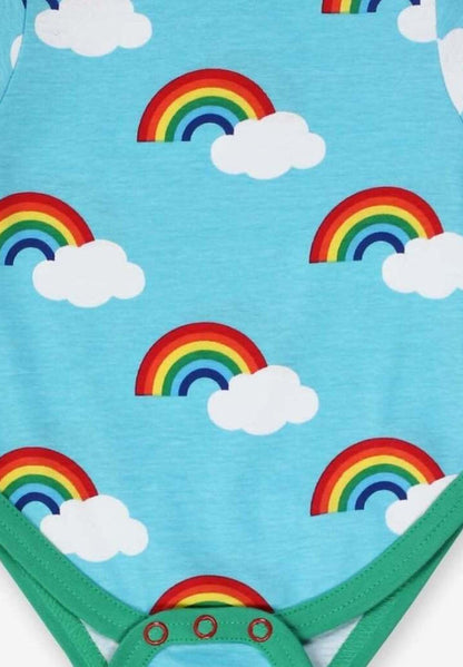 Baby Body aus Bio Baumwolle mit Regenbogen Print - Toby Tiger GmbH