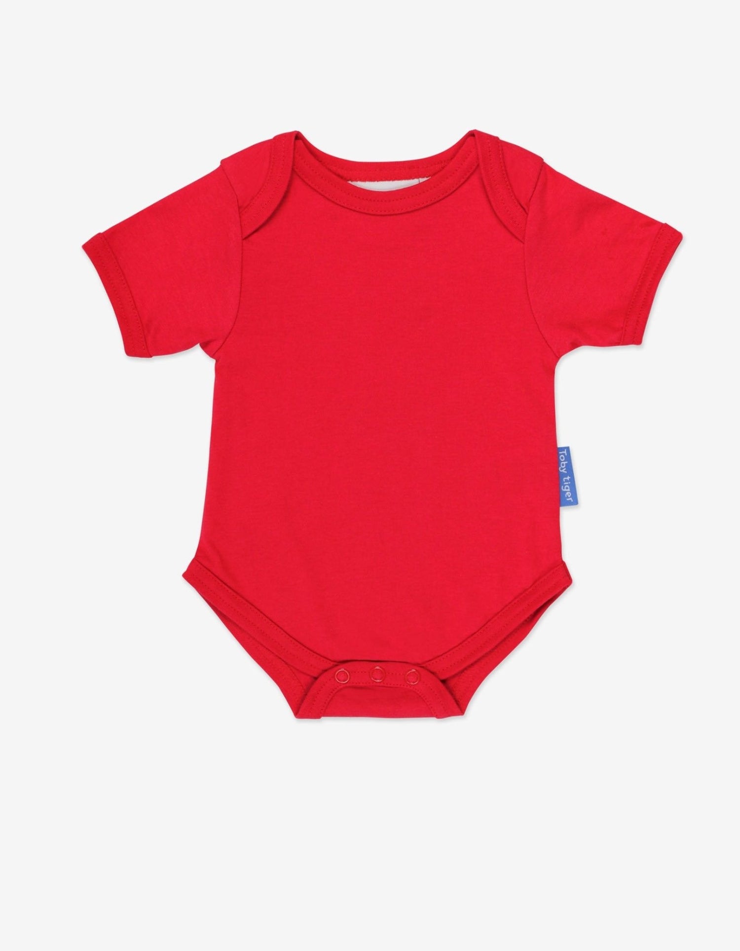 Baby Body aus Bio Baumwolle in Rot, unifarben - Toby Tiger GmbH Retail