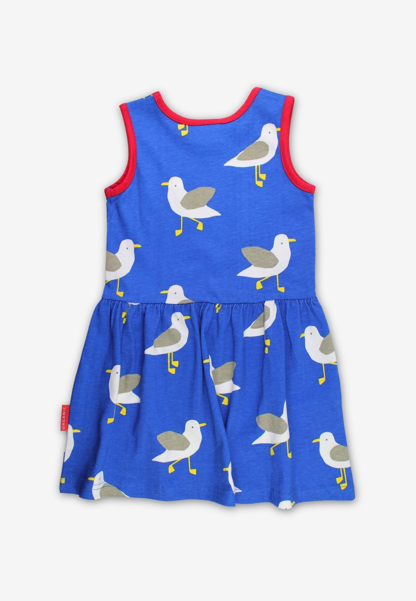 Bio - Baumwoll Kinder Sommerkleid mit Möwentanz - Druck - Toby Tiger GmbH