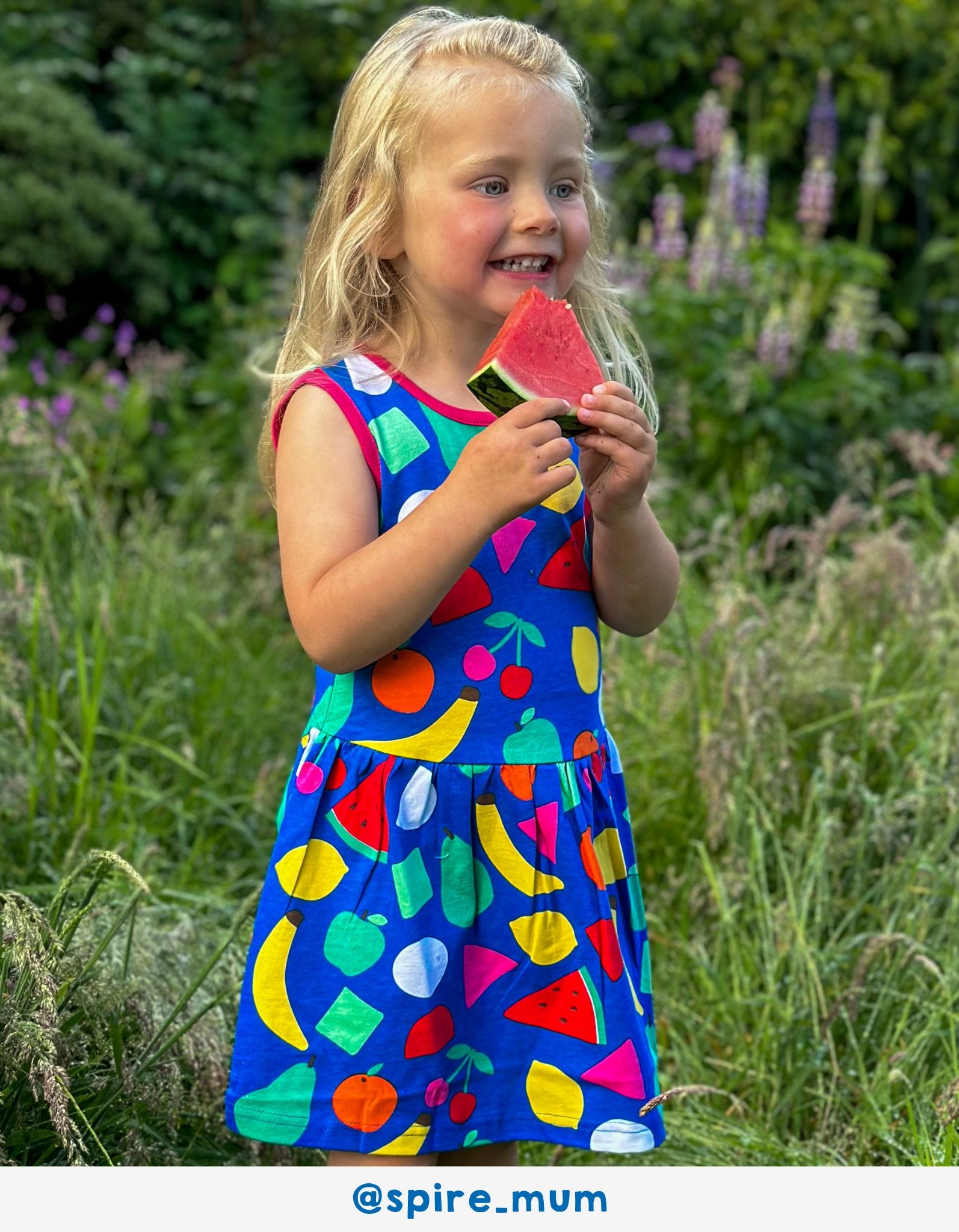 Sommerkleid aus Bio Bauwolle mit Früchte Aufdruck - Toby Tiger GmbH Retail