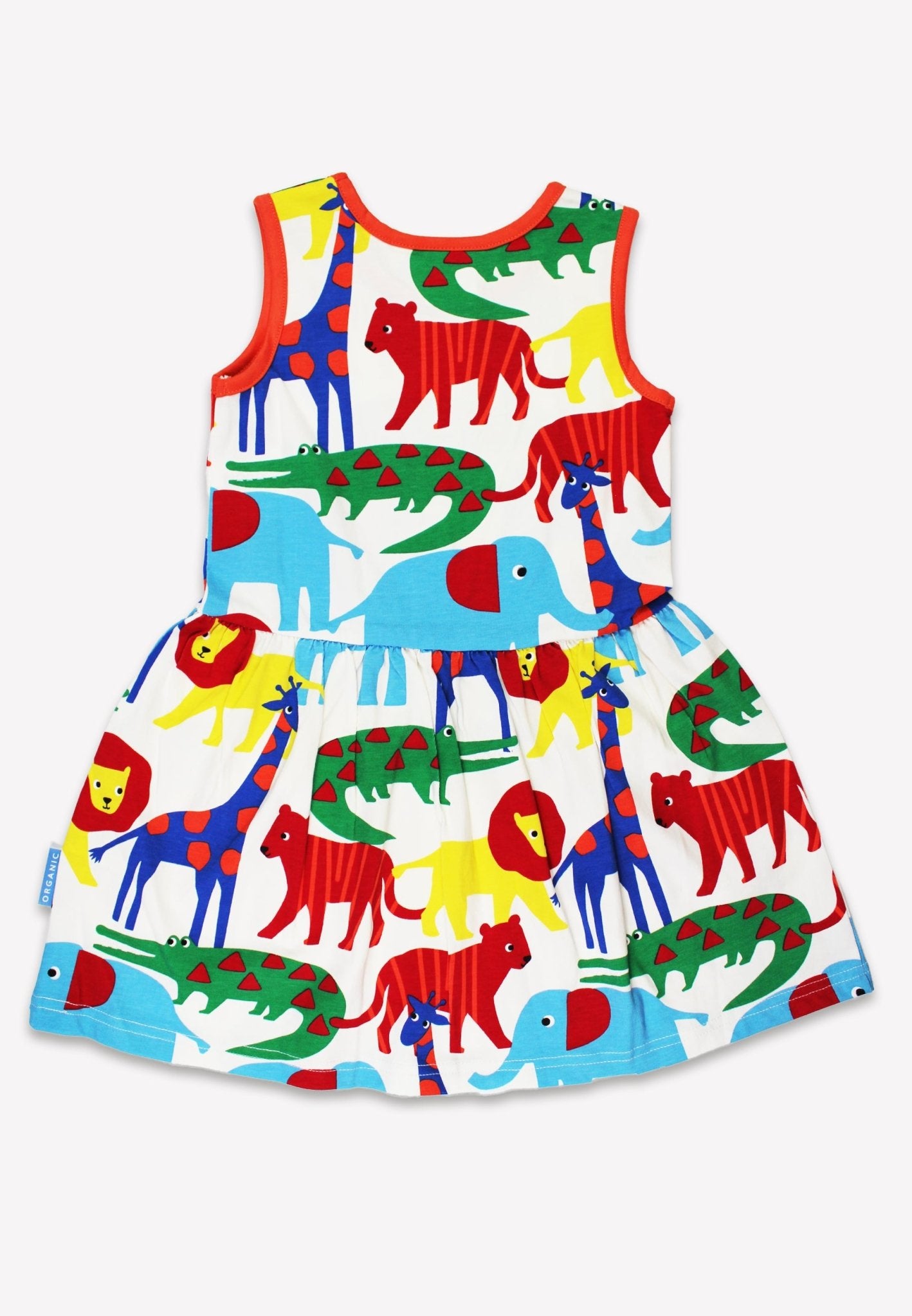 Bio - Baumwoll Kinder Sommerkleid mit Safari - Druck - Toby Tiger GmbH