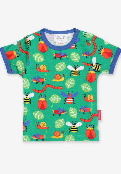 T-Shirt aus Bio Baumwolle mit Insekten Print - Toby Tiger GmbH