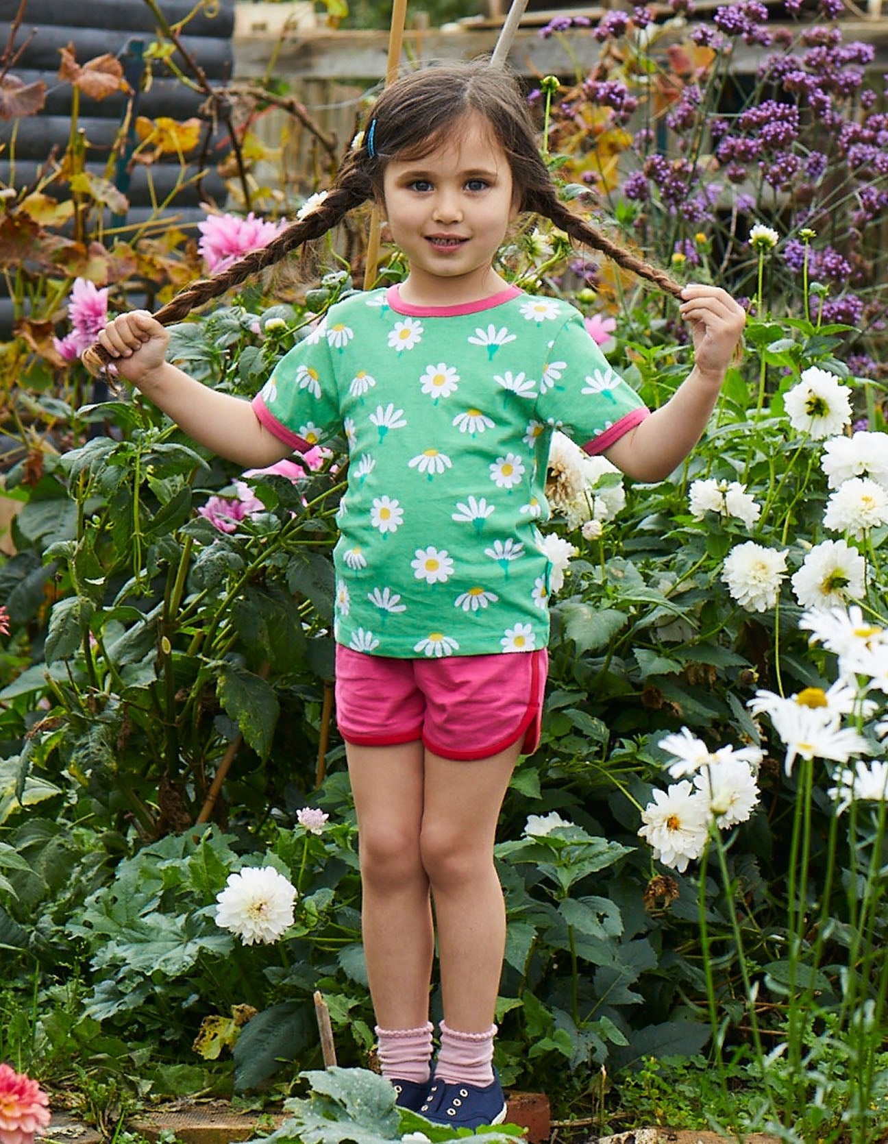 T-Shirt mit Gänseblümchen Print - Toby Tiger GmbH Retail