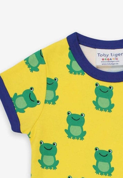 T-Shirt mit Frosch Print, Bio - Baumwolle - Toby Tiger GmbH