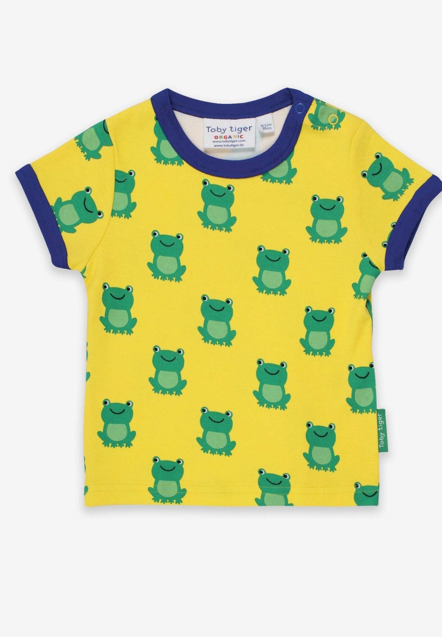 T-Shirt mit Frosch Print, Bio - Baumwolle - Toby Tiger GmbH