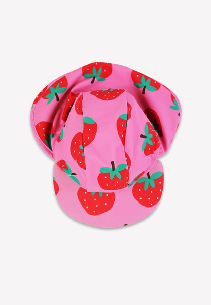 Baby Sonnenhut mit Erdbeer - Druck, UV - Schutz UPF 50+ - Toby Tiger GmbH