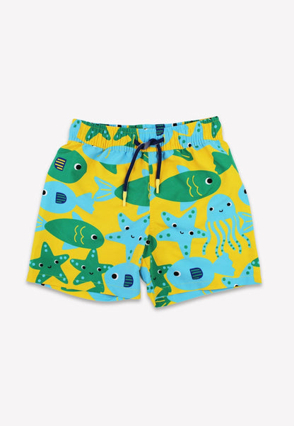 Kinder Schwimmshorts mit Fisch - Druck, UV - Schutz UPF 50+ - Toby Tiger GmbH
