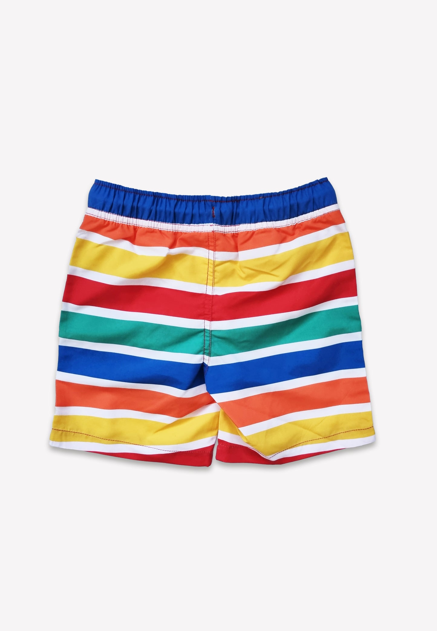 Kinder Schwimmshorts mit Happy Streifen, UV-Schutz UPF 50+