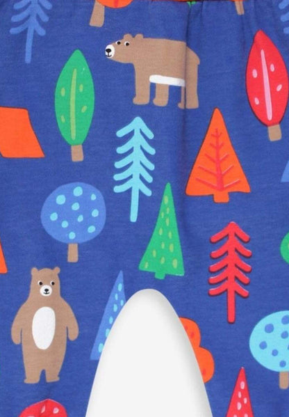 Baby Hose aus Bio Baumwolle mit Camping Bären Print - Toby Tiger GmbH