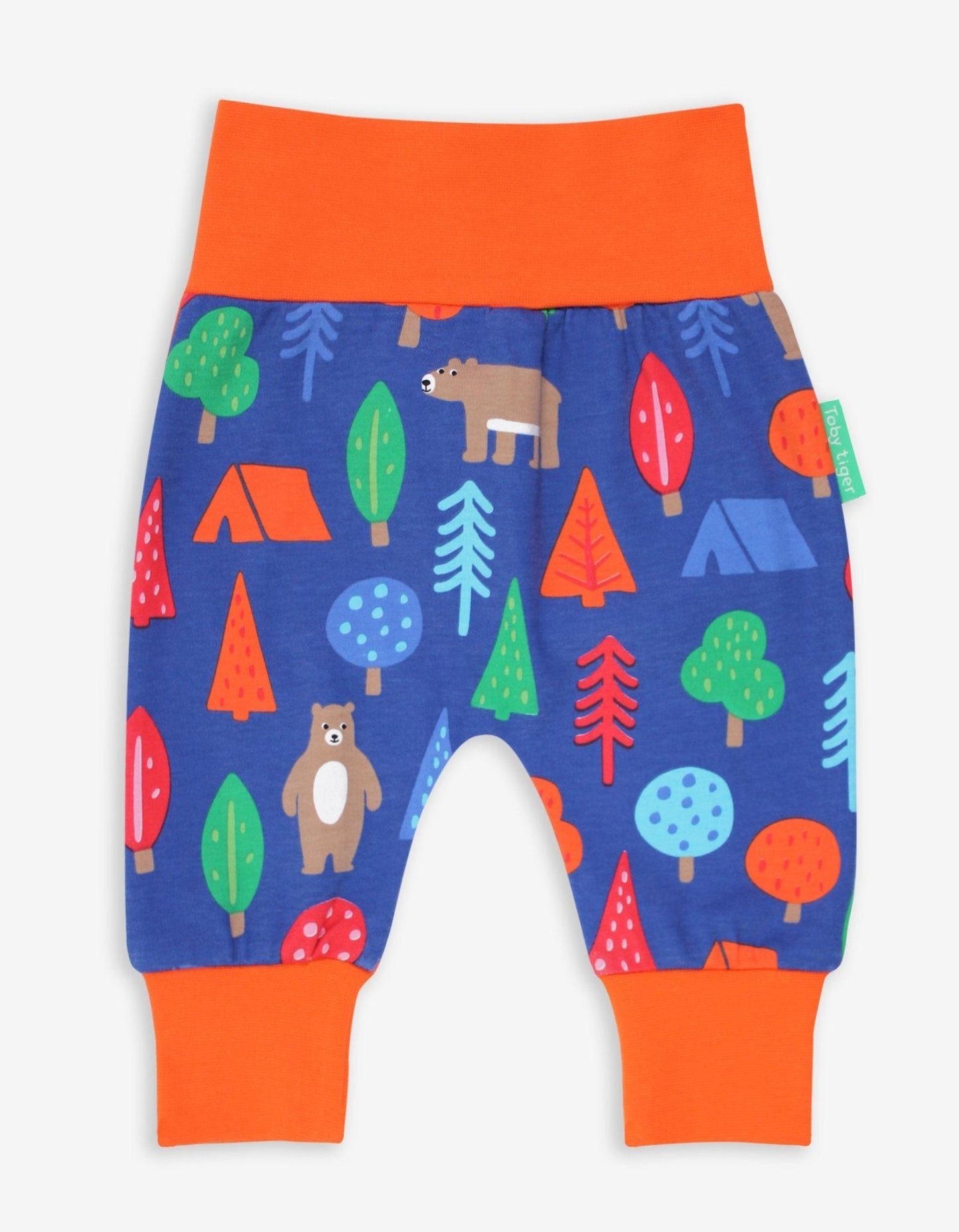 Baby Hose aus Bio Baumwolle mit Camping Bären Print - Toby Tiger GmbH Retail